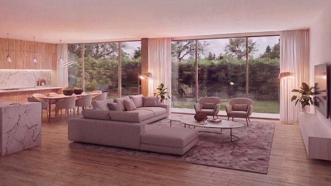 Tactile interior details of a luxury private villa by ABYZ Milan