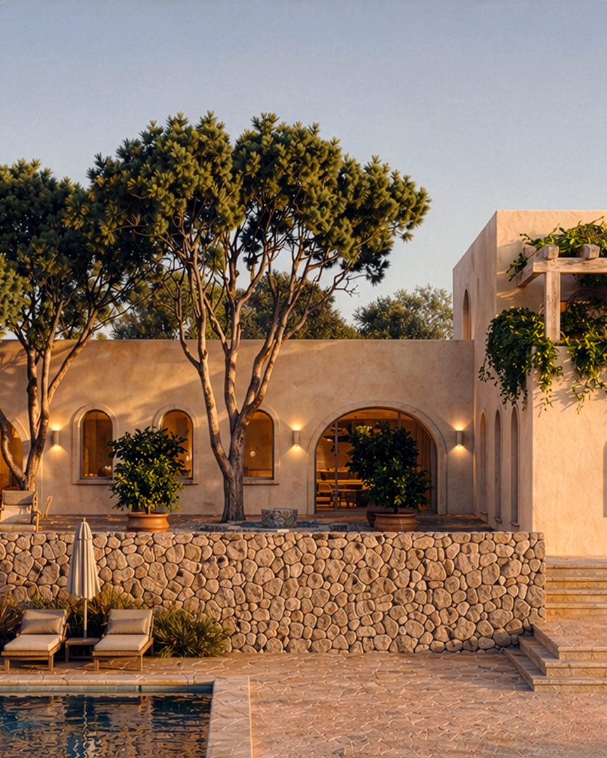 Sardinia Villa Human Eye View